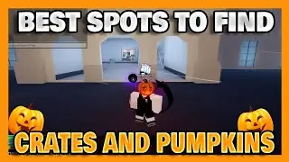 [School of Hierarchy] BEST SPOTS TO FIND CRATES AND PUMKINS 🎃📦| [CODES + HALLOWEEN!!]