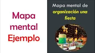 Mapa mental ejemplo | EXPLICACION FACIL |  para organizar una fiesta de cumpleaños