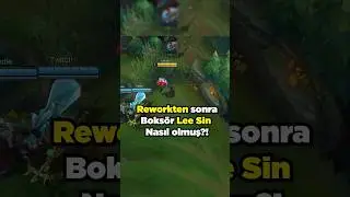 Reworkten Sonra Boksör Lee Sin Efsane Olmuş !  #leagueoflegends #leesin #shorts