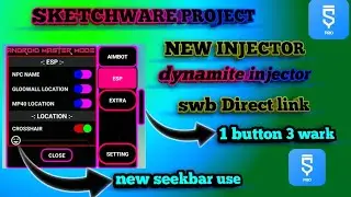 how to use injector seekbar in sketchwar
