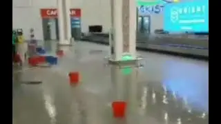 ТОШКЕНТ АЭРОПОРТИНИ ҲАМ СУВ БОСДИ! ШАРМАНДА!