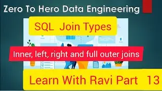 Snowflake Tutorial in Telugu 13 : snowflake sql joins #snowflake #snowflaketutorial  #snowsql #sql