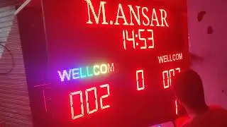 Wireless Controlled Scoreboard using Arduino and P10 LED Matrix Display | Wireless Scoreboard