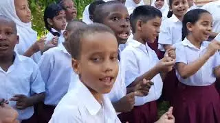 Save Soil Anthem at Shree Hindu Mandal School, Tanzania
