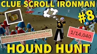 FINISHED WITH EASY CLUES?! - Clue Scroll Ironman #8 (Hound Hunt)