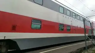 Эп20 с двухэтажным поездом