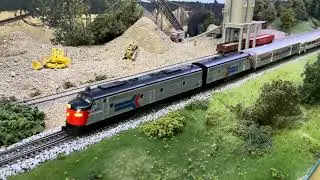 Following a Phase I Amtrak train 