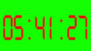 4K Green Screen Free - Ten (10) Minute COUNTDOWN Timer with LOUD ALARM!