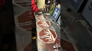 Artist makes TLOU Stop Signs 