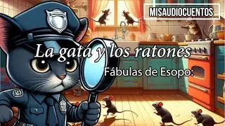 La gata y los ratones, Fábulas de Esopo