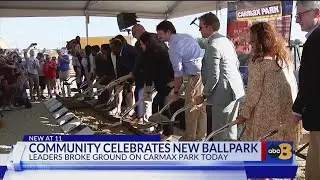 'We've been waiting for this': Groundbreaking ceremony held for Richmond Flying Squirrels' new home