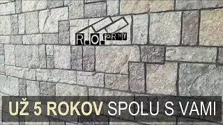 Razené obklady R O formy už 8 rokov s vami