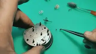 Watch repair. Start. Escapement.