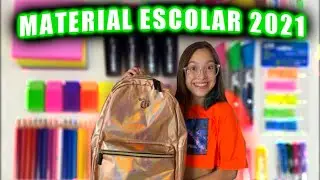 MOSTRANDO MEU MATERIAL ESCOLAR 2021 | Mafer