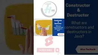 Data types | Constructor & Destructor | Java Tutorial | Tutorial for Beginners | Link in Description