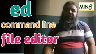 ed command line file editor
