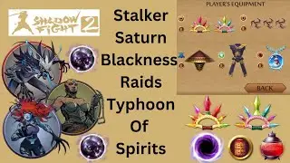 Stalker Saturn & The Blackness Pakeeza Clan Raids - Sentinel Set Gameplay Shadow Fight 2