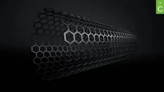 Graphene nanotube 3D model