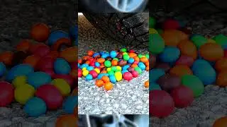 Crushing Crunchy & Soft Things by Car! #shorts #crushing #asmr #crunchy