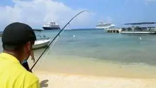 With fly fishing the sea