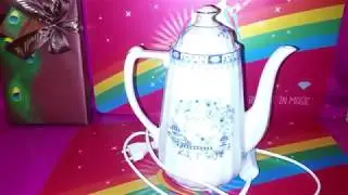 Weihnachtsgeschenk - Beleuchtete Teekanne