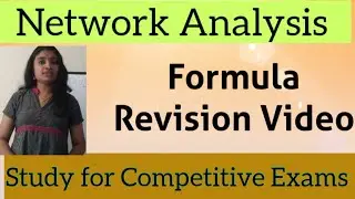 Network Analysis Formula Revision
