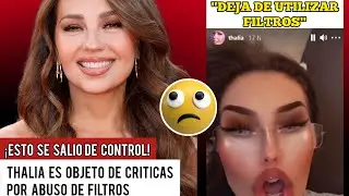 Thalía es objeto de criticas por abuso de filtros en sus fotos