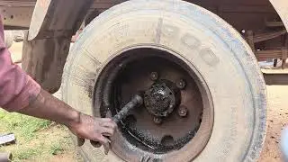 Stuck Nuts : Wheel Seal Leak  How to Removal Axle, Hub and wheel