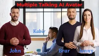 Multiple Talking AI Avatar 👾| Talking AI Avatar👩‍💻🤖