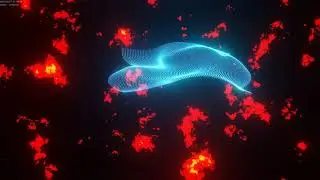 Blender Geometry Nodes انمشين بواسطة برنامج بلندر