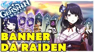 DBRAZ LEVOU ENQUADRO! DESEJOS NO BANNER DA RAIDEN SHOGUN - GENSHIN IMPACT