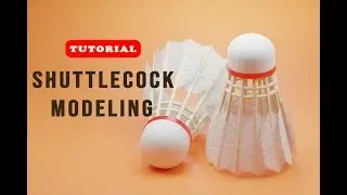 how i made shuttlecocks in blender/ 3d /tutorial