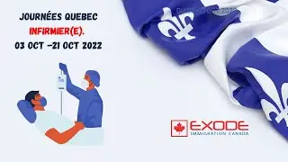 JOURNÉES QUÉBEC INFIRMIER(ES) - Recrutement international 2022 | Exode Immigration Canada