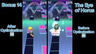 Rolling Sky - Before vs. After Optimization: Bonus 14 The Eye of Horus