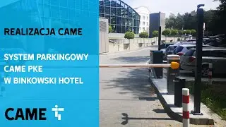 System parkingowy CAME PKE  z nowoczesnymi rozwiązaniami w hotelu Binkowski w Kielcach