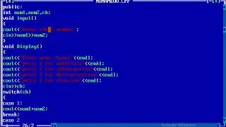 simple calculator program using switch in c++