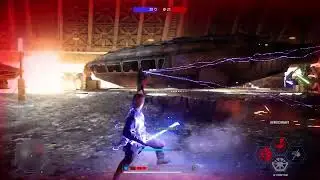 Toxic ragequitter from earlier gets destroyed. HvV Battlefront gameplay #41