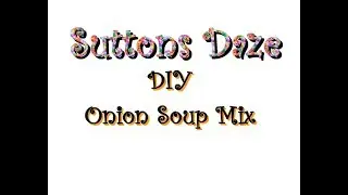 DIY Onion Soup Mix