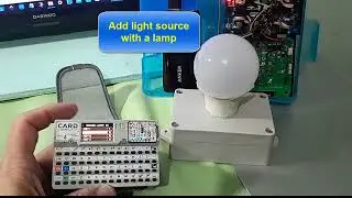Light Monitor With Fire Alarm