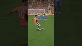 Ea Fc 24 Free Kick #eafc24 #shorts