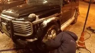 Замена запаски на Gelandewagen G 500