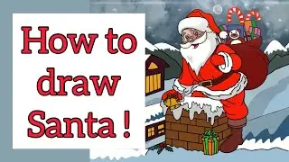 How to draw Santa #art #procreateart #procreate #drawing