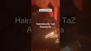 Fast easy RETWIST dreads #twists #locs #naturalhair
