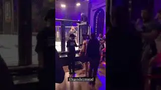 Выход Мурада на ринг. бой со Шведом