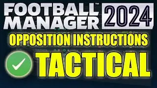 Opposition Instructions Cheat Sheet (Tactical) FM24 Tactics