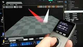 Unreal Engine DMX Art-net Input Wifi stick　Python　回転行列