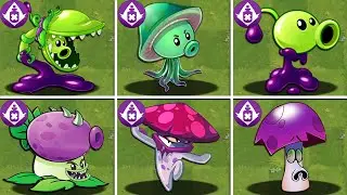 100% All POISON Plants LEVEL 1000 vs All Final Boss - Plants vs Zombies 2 Mod