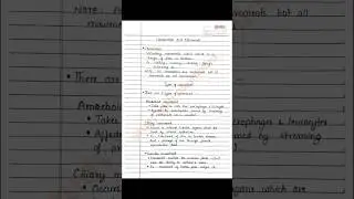 Class 11 Biology  | Locomotion and movement handwritten notes | CBSE | NCERT | NEET | BSEB | JEE