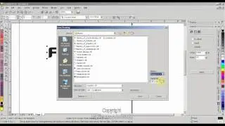 How to save Corel File in a different version