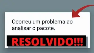 COMO RESOLVER ERRO DE ANÁLISE DE PACOTE